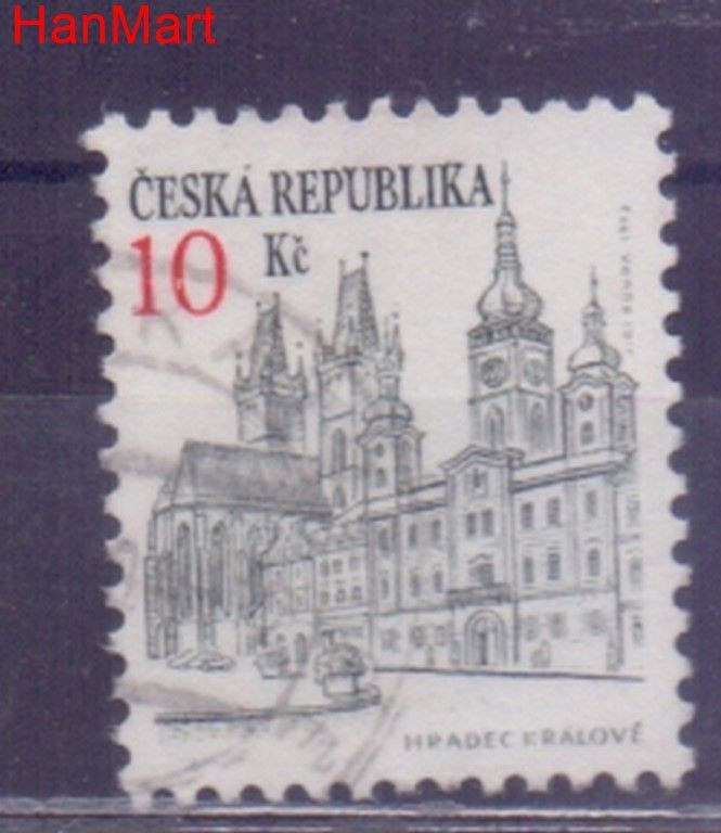Znaczek Czechy 1993 Mi mpl17d Stemplowane