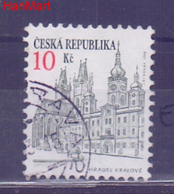 Znaczek Czechy 1993 Mi mpl17e Stemplowane