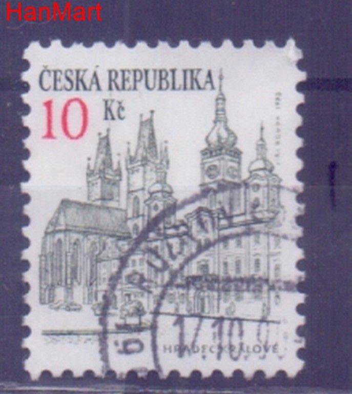 Znaczek Czechy 1993 Mi mpl17i Stemplowane