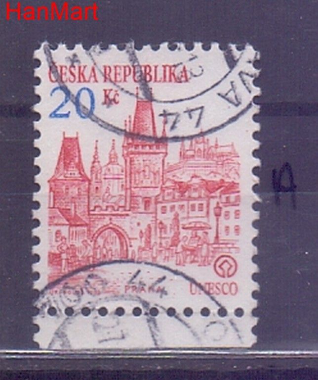 Znaczek Czechy 1993 Mi mpl18a Stemplowane