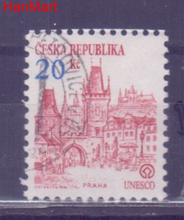 Znaczek Czechy 1993 Mi mpl18b Stemplowane