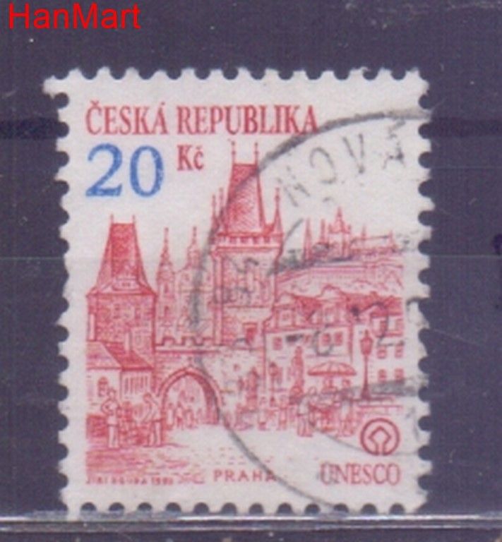 Znaczek Czechy 1993 Mi mpl18d Stemplowane