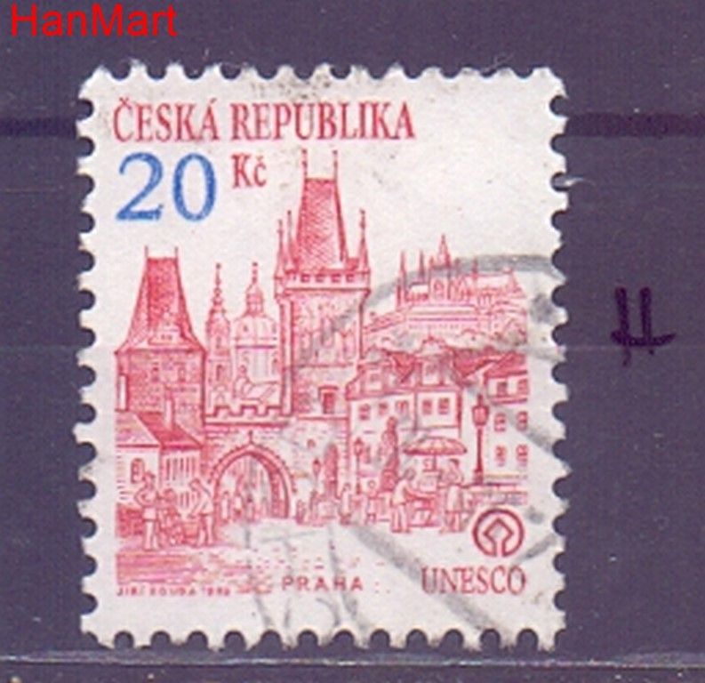 Czechy 1993 Mi mpl18h Stemplowane