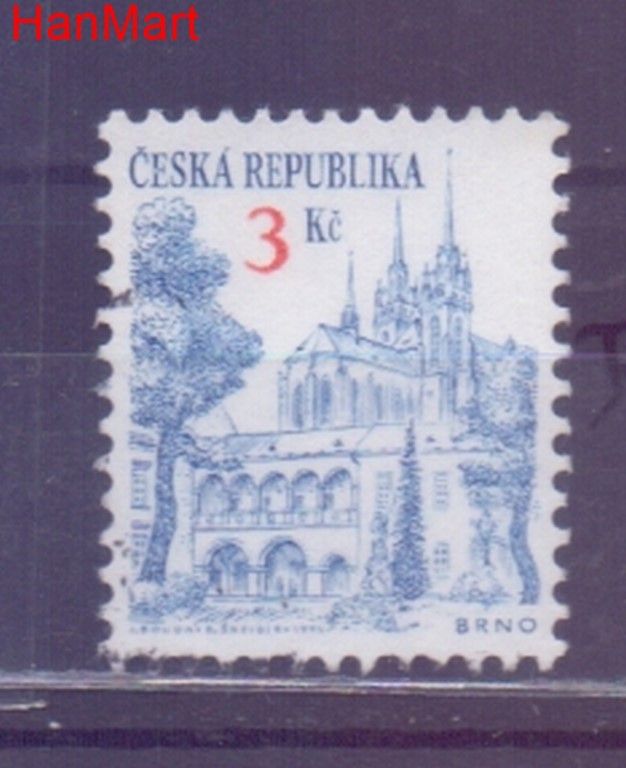 Znaczek Czechy 1994 Mi mpl35f Stemplowane