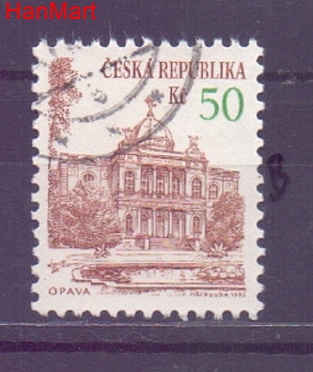 Znaczek Czechy 1993 Mi mpl19b Stemplowane