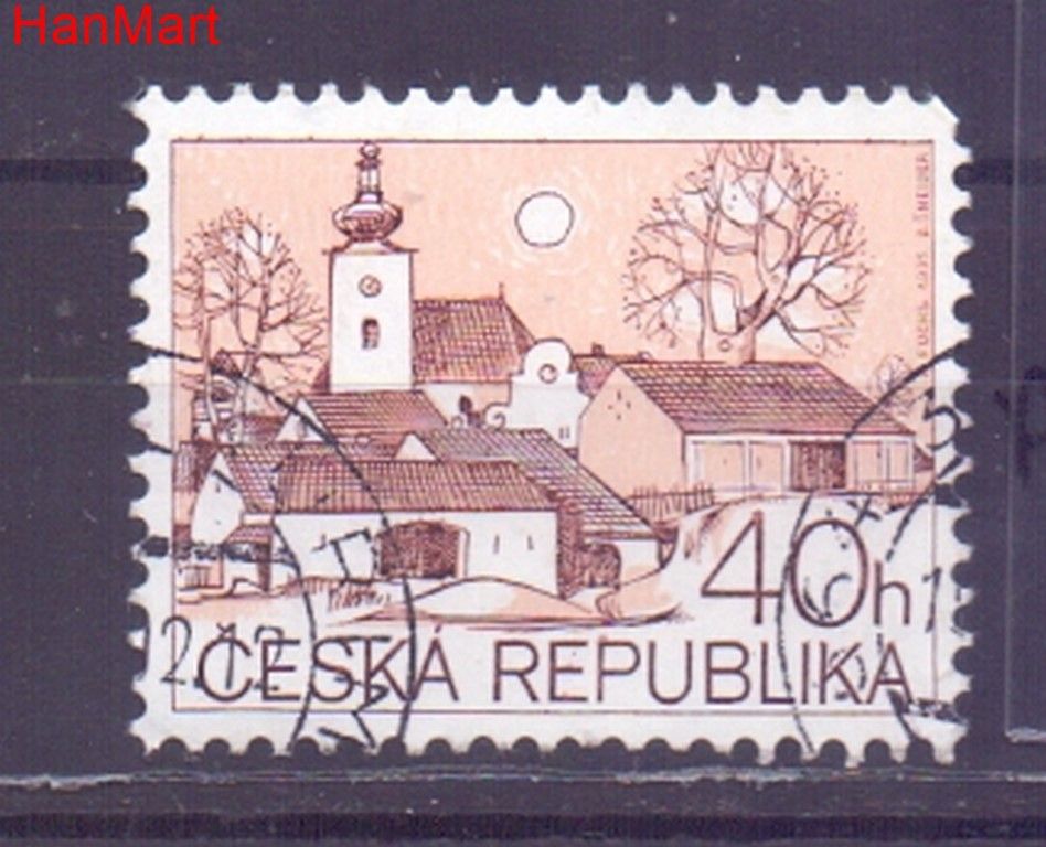 Znaczek Czechy 1995 Mi mpl71a Stemplowane