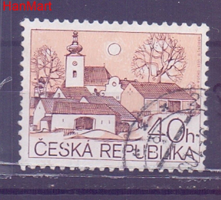 Znaczek Czechy 1995 Mi mpl71b Stemplowane