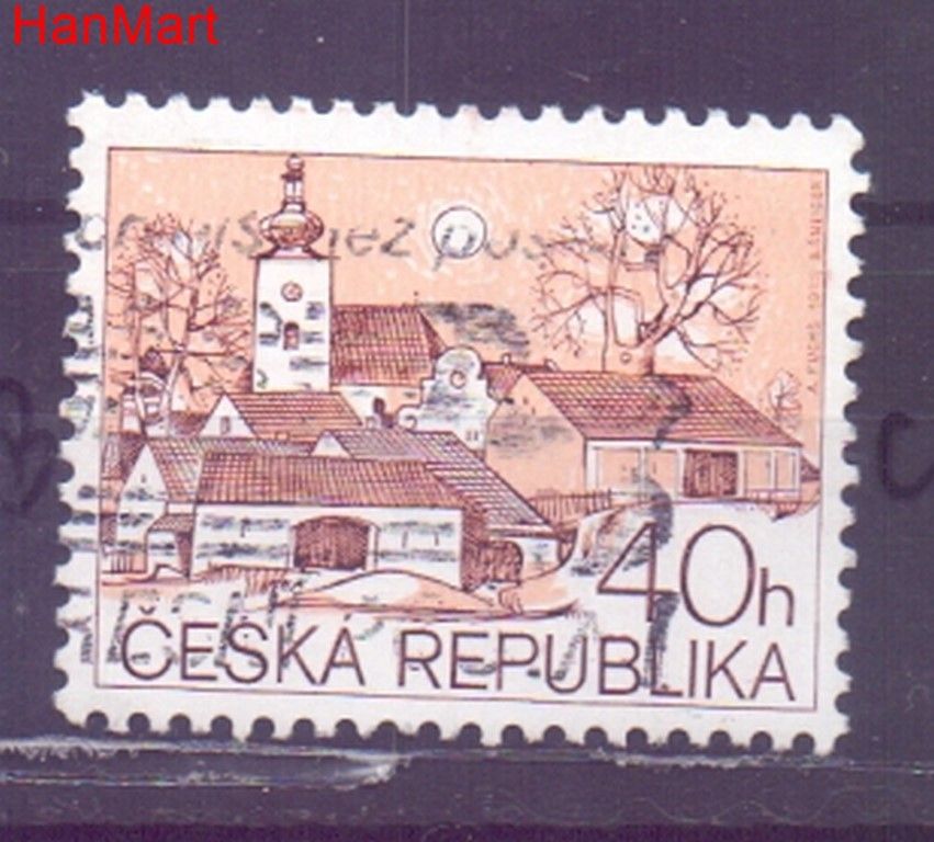 Znaczek Czechy 1995 Mi mpl71c Stemplowane