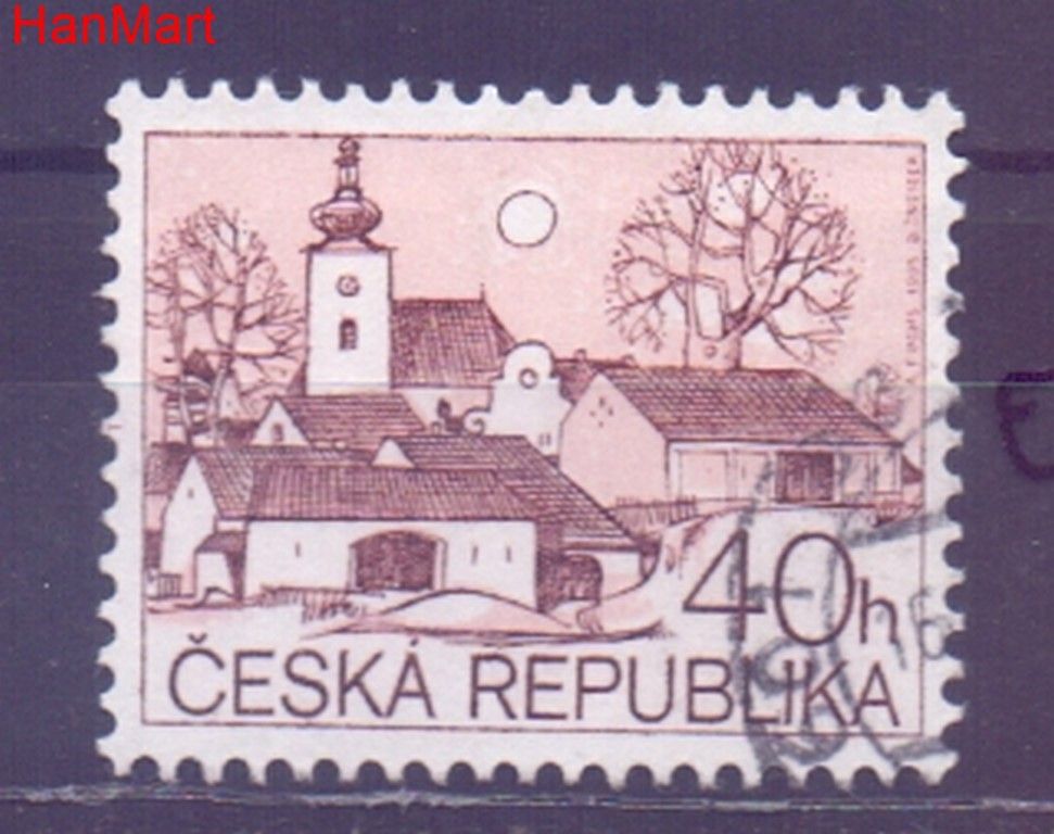 Znaczek Czechy 1995 Mi mpl71e Stemplowane