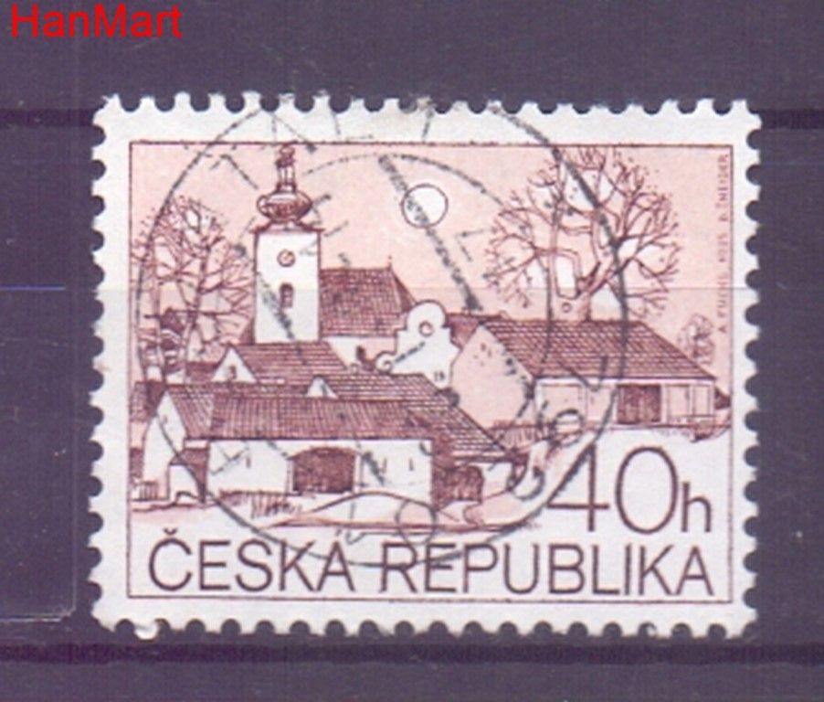 Znaczek Czechy 1995 Mi mpl71f Stemplowane