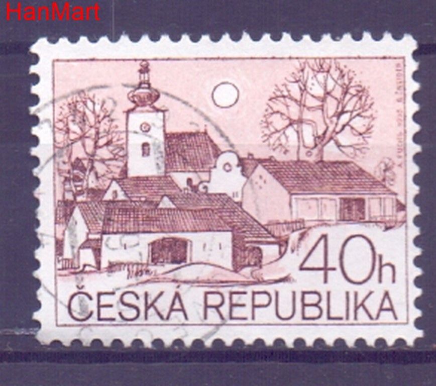 Znaczek Czechy 1995 Mi mpl71h Stemplowane