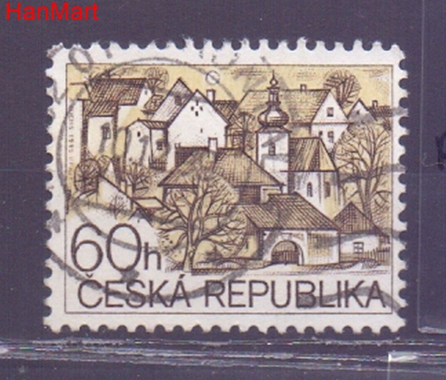 Znaczek Czechy 1995 Mi mpl72a Stemplowane