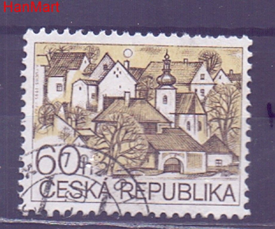 Znaczek Czechy 1995 Mi mpl72h Stemplowane