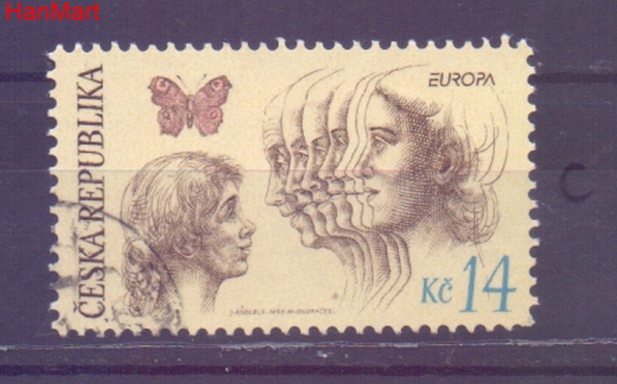 Znaczek Czechy 1995 Mi mpl77c Stemplowane