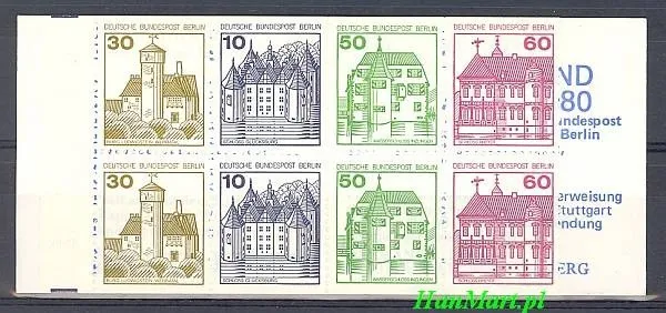 Znaczek Berlin Niemcy 1980 Czyste **