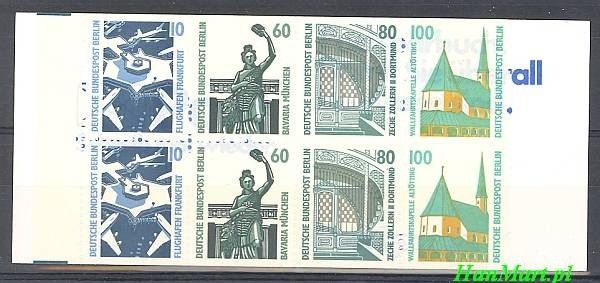 Znaczek Berlin Niemcy 1989 Mi mh 15 Czyste **