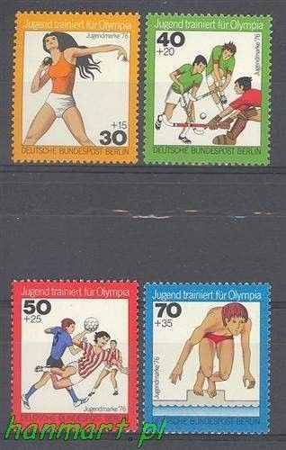 Znaczek Berlin Niemcy 1976 Mi 517-520 Czyste **