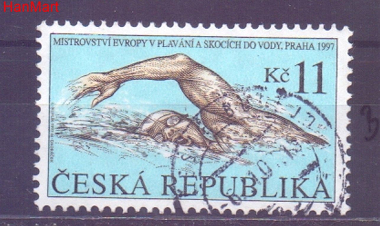 Znaczek Czechy 1997 Mi mpl152b Stemplowane