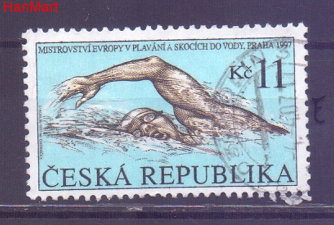 Znaczek Czechy 1997 Mi mpl152e Stemplowane