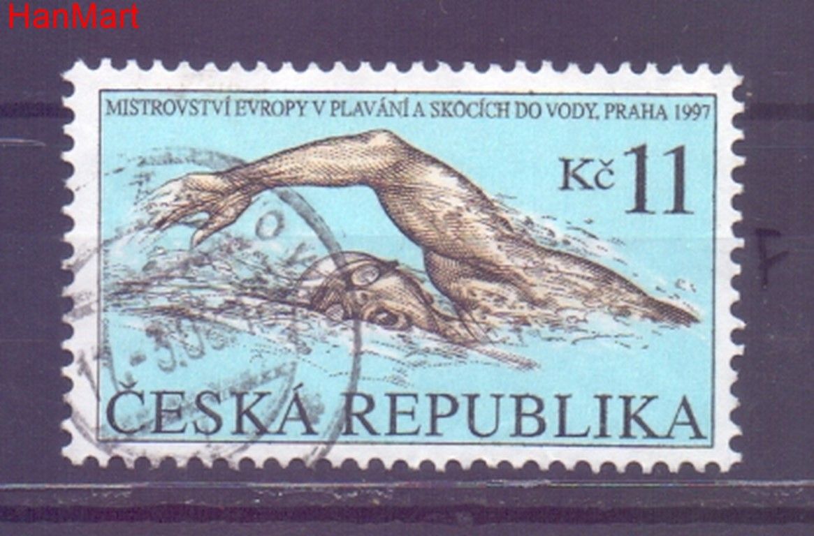 Znaczek Czechy 1997 Mi mpl152f Stemplowane