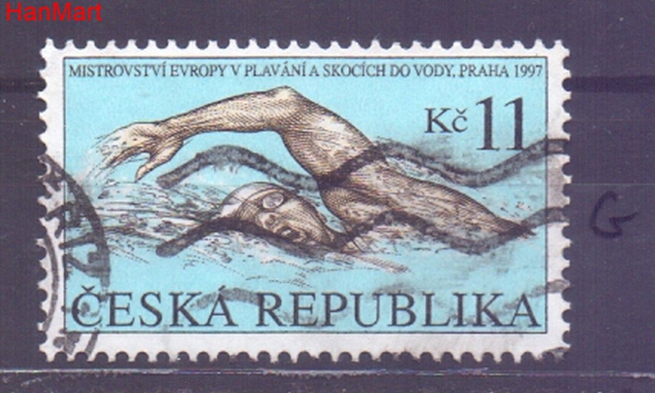 Znaczek Czechy 1997 Mi mpl152g Stemplowane