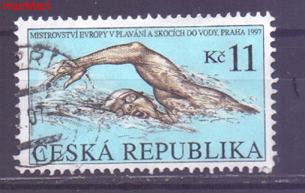 Znaczek Czechy 1997 Mi mpl152i Stemplowane