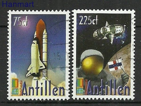 Znaczek Antyle Holenderskie 2000 Mi 1069-1070b Stemplowane
