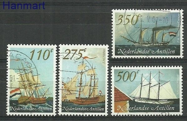 Znaczek Antyle Holenderskie 2001 Mi 1099-1102c Stemplowane