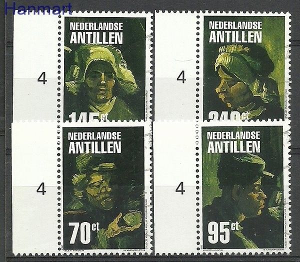 Znaczek Antyle Holenderskie 2002 Mi 1150-1153e Stemplowane