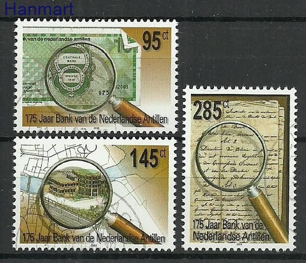 Znaczek Antyle Holenderskie 2003 Mi 1205-1207b Stemplowane
