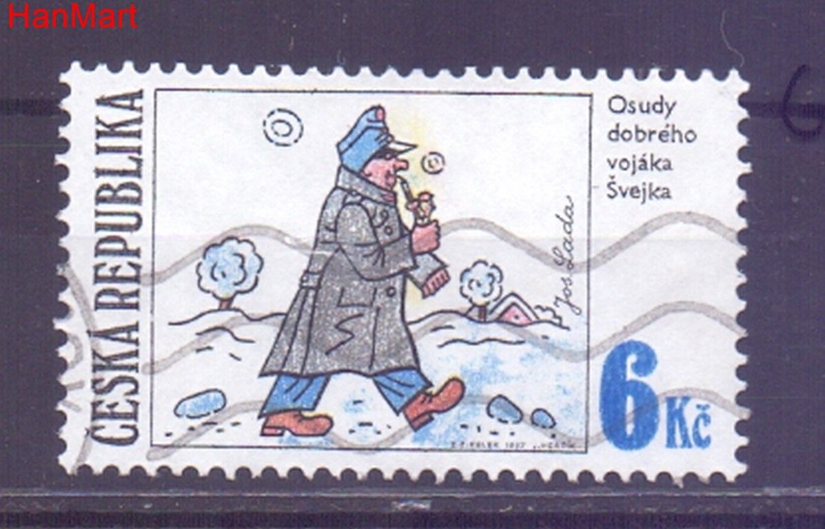 Znaczek Czechy 1997 Mi mpl155g Stemplowane