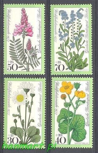 Znaczek Berlin Niemcy 1977 Mi 556-559 Czyste **