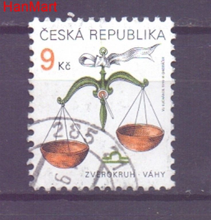 Znaczek Czechy 1999 Mi mpl217i Stemplowane
