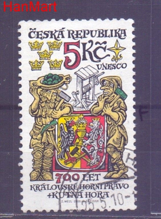 Znaczek Czechy 2000 Mi mpl245f Stemplowane