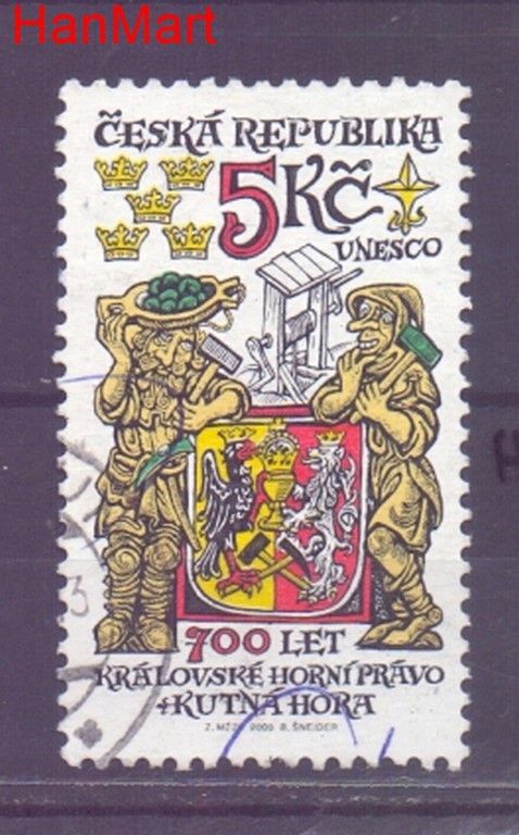 Znaczek Czechy 2000 Mi mpl245h Stemplowane