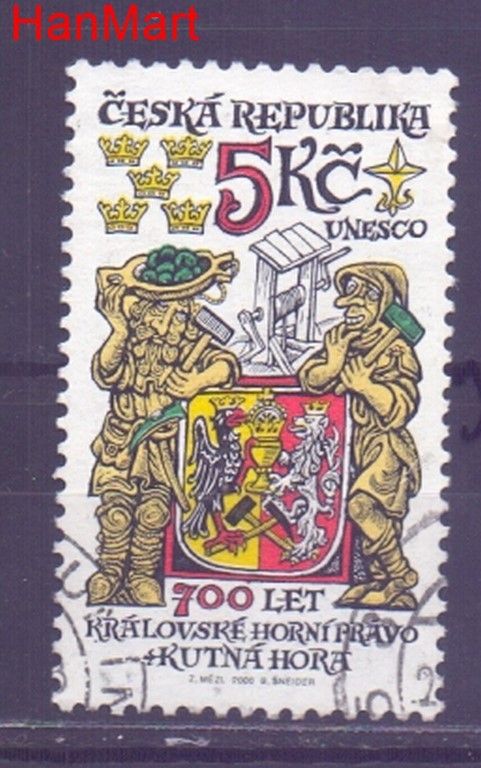 Znaczek Czechy 2000 Mi mpl245j Stemplowane