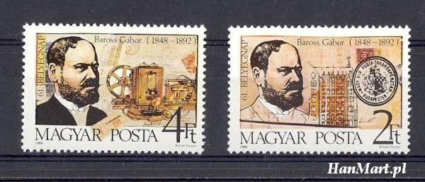 Znaczek Węgry 1988 Mi 3990-3991 Czyste **