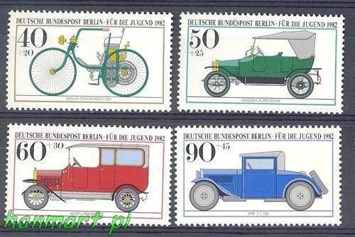 Znaczek Berlin Niemcy 1982 Mi 660-663 Czyste **