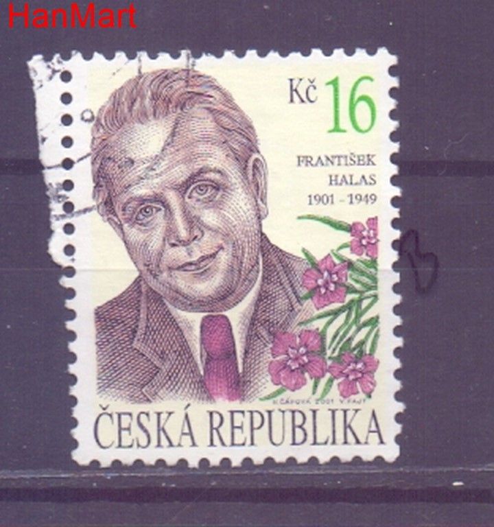 Znaczek Czechy 2001 Mi mpl292b Stemplowane