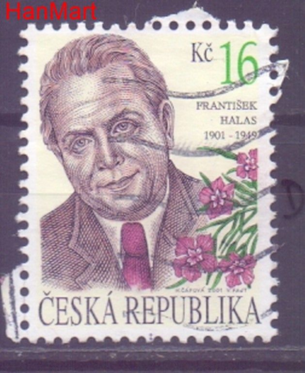 Znaczek Czechy 2001 Mi mpl292d Stemplowane