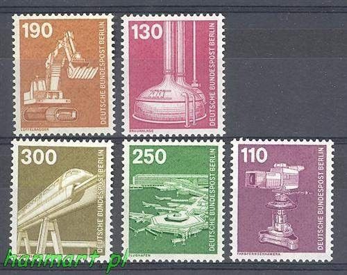 Znaczek Berlin Niemcy 1982 Mi 668-672 Czyste **