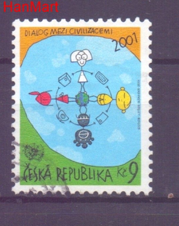 Znaczek Czechy 2001 Mi mpl307c Stemplowane