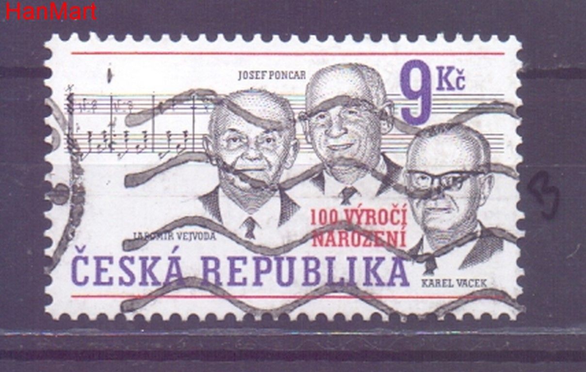Znaczek Czechy 2002 Mi mpl315b Stemplowane
