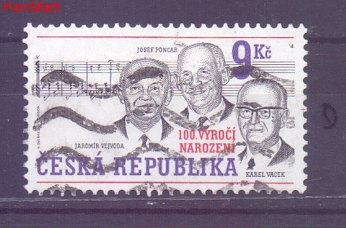 Znaczek Czechy 2002 Mi mpl315d Stemplowane