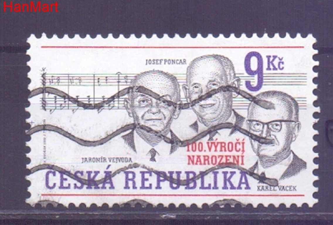 Znaczek Czechy 2002 Mi mpl315e Stemplowane
