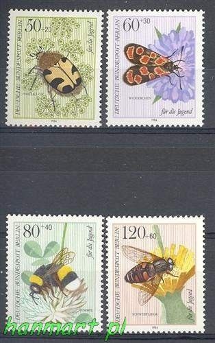 Znaczek Berlin Niemcy 1984 Mi 712-715 Czyste **