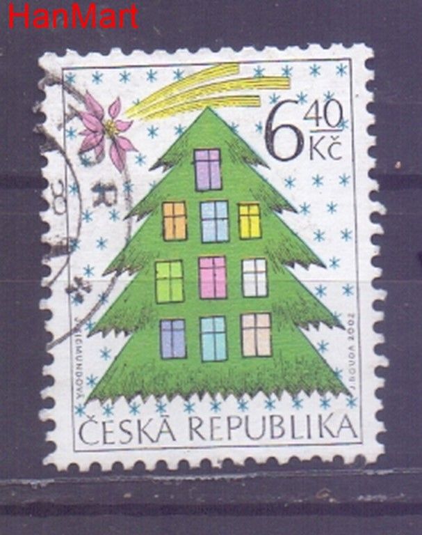 Znaczek Czechy 2002 Mi mpl336e Stemplowane