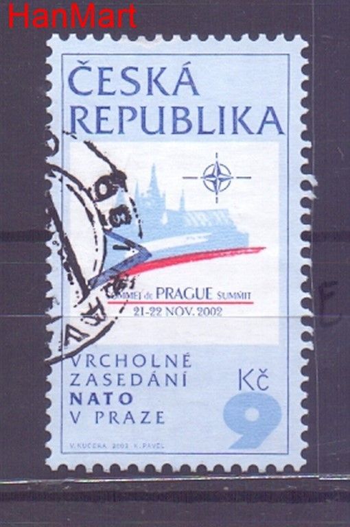 Znaczek Czechy 2002 Mi mpl337e Stemplowane