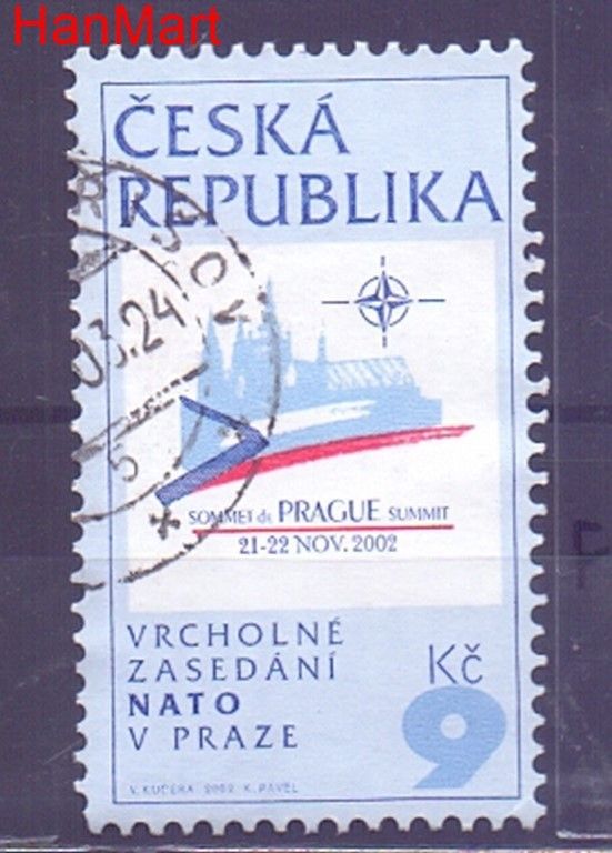 Znaczek Czechy 2002 Mi mpl337f Stemplowane