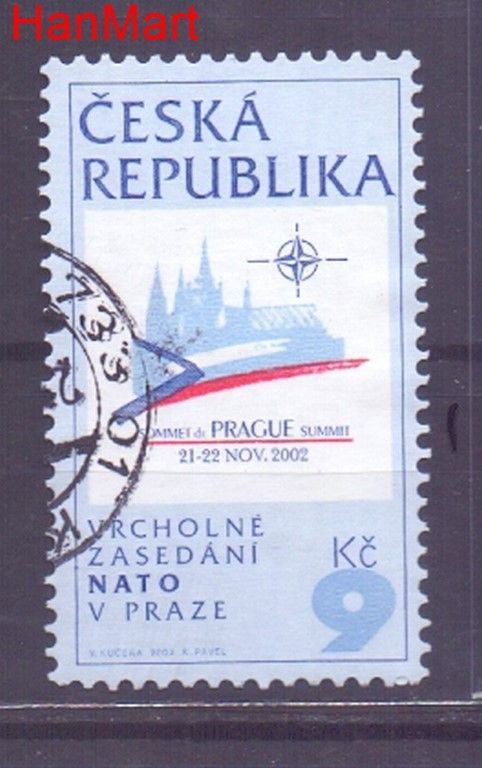 Znaczek Czechy 2002 Mi mpl337i Stemplowane